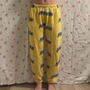 Yellow God Bless Fucking Awesome Sweatpants